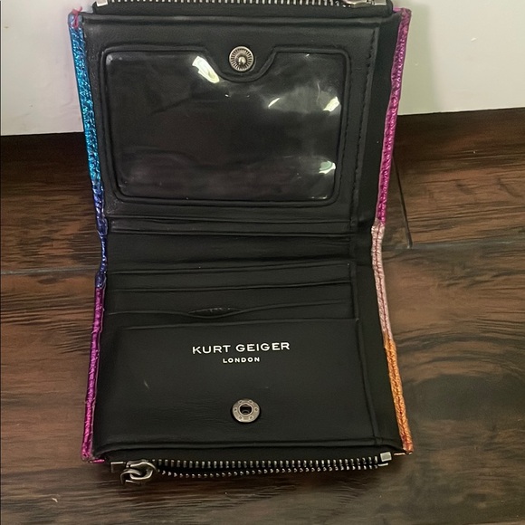 Kurt Geiger Black Structured Tote Bag with Double Handles - Picture 2 of 7